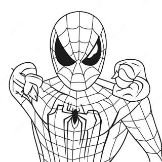 Spiderman Valentine Coloring Page 115303-50918