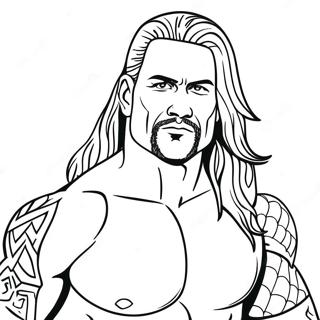 Unique Wwe Superstar Coloring Page 115382-50987