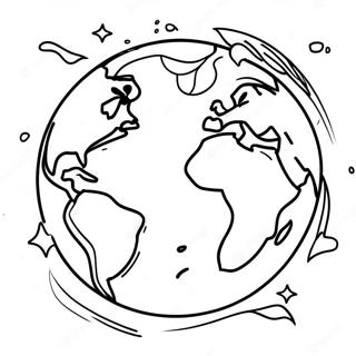 Happy Earth Day Coloring Page 115432-51020