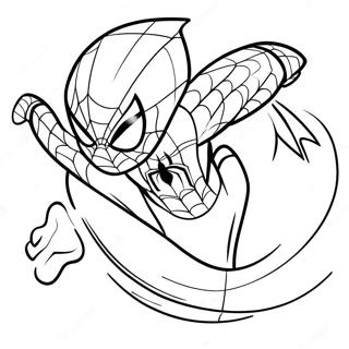 Spiderman Sonic Coloring Pages