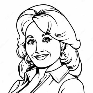 Dolly Parton Coloring Page 115612-51157