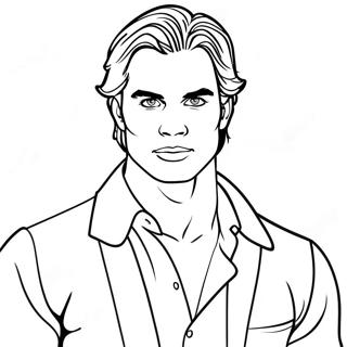 Vampire Diaries Coloring Pages