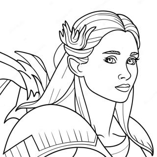 Daenerys Targaryen Dragon Coloring Page 115741-51262