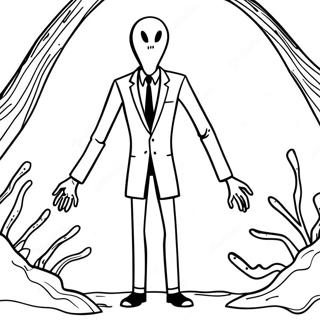 Slenderman Coloring Page 115766-51279