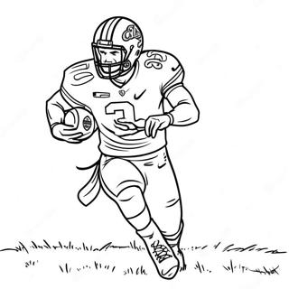 Ohio State Football Player Coloring Page 115897-51385
