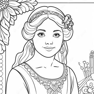 Isabella Encanto Coloring Page 116075-51519