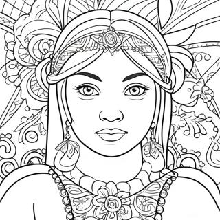 Isabella Encanto Coloring Page 116075-51520