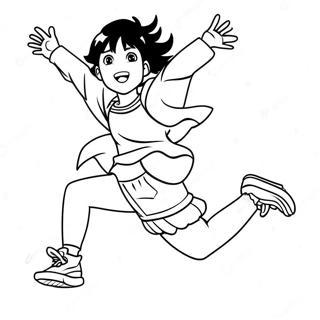 Hinata Shoyo Jumping High Coloring Page 116102-51543