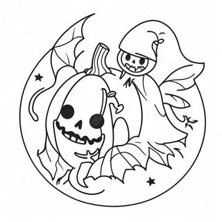 Fun Spirit Halloween Logo Coloring Page 116261 51675
