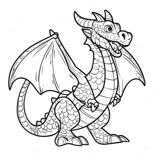 Majestic Dragon Puppet Template Coloring Page 116364-51749