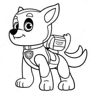 Rocky Paw Patrol Coloring Pages