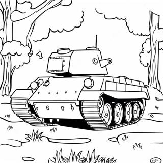 Ww2 Tank Coloring Page 116413-51777