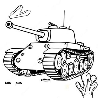 Ww2 Tank Coloring Page 116413-51780