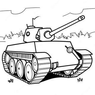 Ww2 Tank Coloring Page 116413-51942