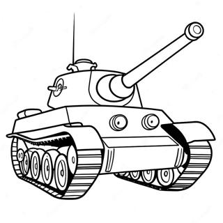 Vintage Ww2 Tank Coloring Page 116415-51949