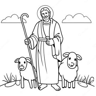 Good Shepherd Coloring Page 116439-51797