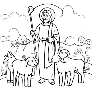 Good Shepherd Coloring Page 116439-51798