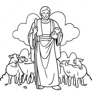 Good Shepherd Coloring Page 116439-51800