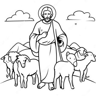 Good Shepherd Coloring Page 116439-51961