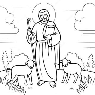 Good Shepherd Coloring Page 116439-51962