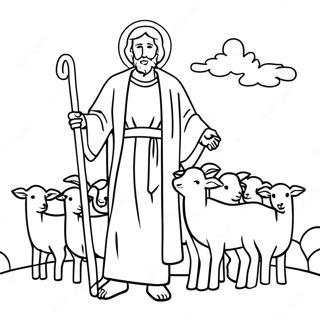 Good Shepherd Coloring Page 116439-51963