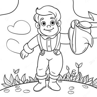 Jack And The Beanstalk Coloring Page 116591-51918