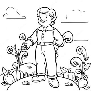 Jack And The Beanstalk Coloring Page 116591-51919