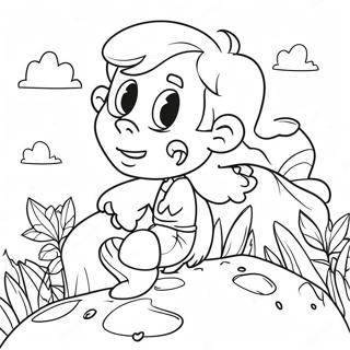 Jack And The Beanstalk Coloring Page 116591-52082