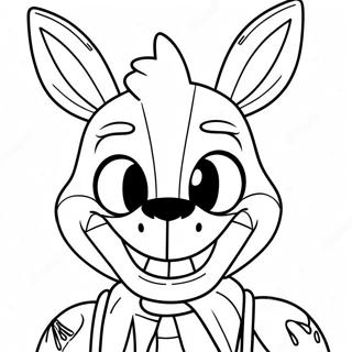 Nightmare Bonnie Coloring Pages