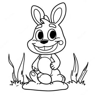 Cute Nightmare Bonnie Coloring Page 116618-52112