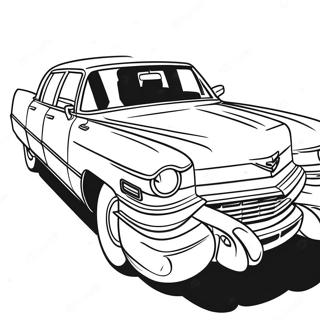 Luxury Cadillac Sedan Coloring Page 116723-52193