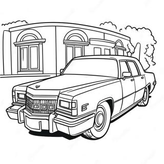 Luxury Cadillac Sedan Coloring Page 116723-52194