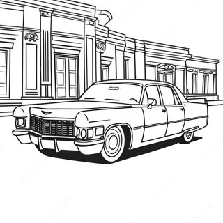 Luxury Cadillac Sedan Coloring Page 116723-52196