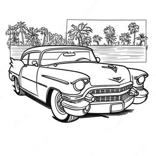 Sporty Cadillac Coupe Coloring Page 116724-52199
