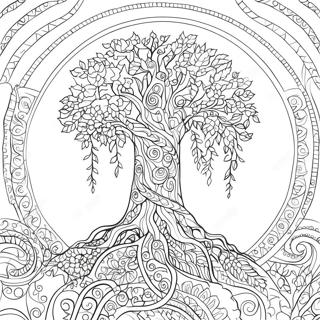 Tree Of Life Coloring Pages