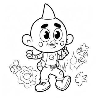 Jimmy Neutron Coloring Pages