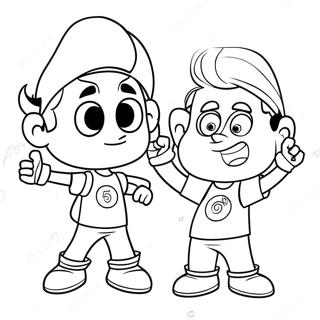 Timmy Turner And Jimmy Neutron Coloring Page 116774-52231