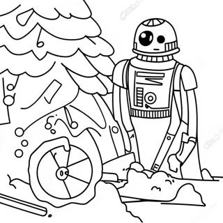 Star Wars Christmas Coloring Page 116926-52342