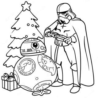 Star Wars Christmas Coloring Page 116926-52343