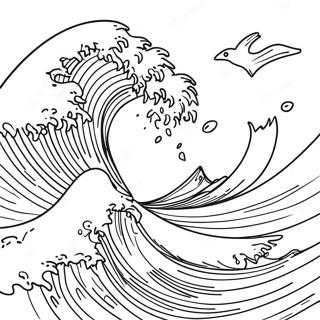 Tsunami Coloring Page 117004-52404