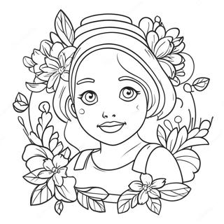 April Coloring Pages