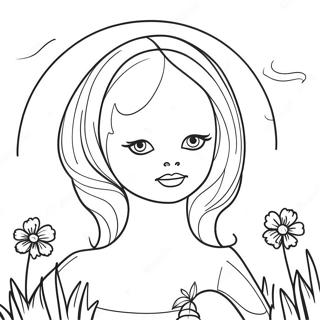 April Coloring Page 117233-52575