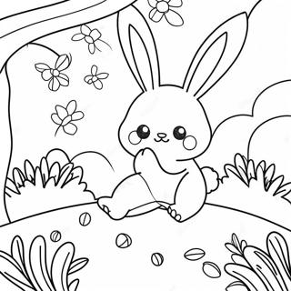 Spring Themed April Coloring Page 117234-52578