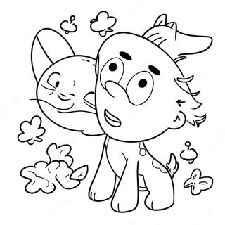 Playful Momjunction Characters Coloring Page 117262-52607