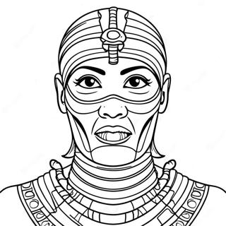 Mummy Coloring Pages