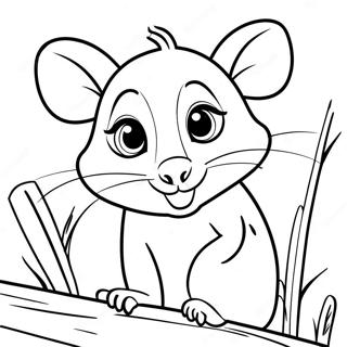 Possum Coloring Page 117440-52734