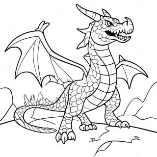 Fearless Dragon Prince In Battle Coloring Page 117546-52818
