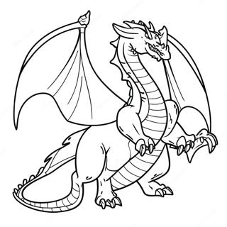 Fearless Dragon Prince In Battle Coloring Page 117546-52819