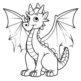 Dragon Prince With Sparkling Wings Coloring Page 117547-52823