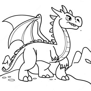 Brave Dragon Prince On A Quest Coloring Page 117548-52826